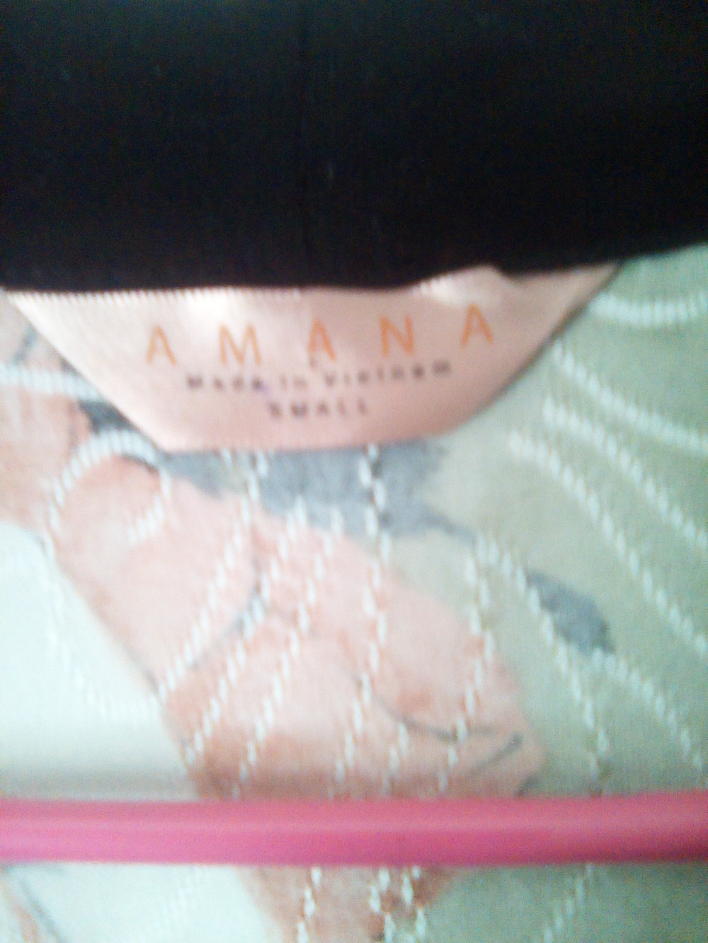 Amiana Pink and Black Floral Layering Cardigan - Picture 4 of 4